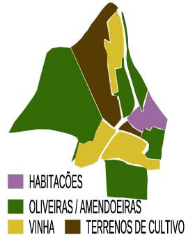 Ilustração das áreas